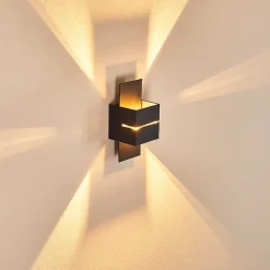 Applique Murale Tora Noir, 1 Lumiere