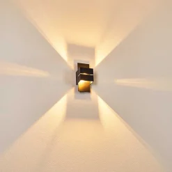 Applique Murale Tora Noir, 1 Lumiere