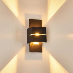 Applique Murale Tora Noir, 1 Lumiere