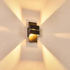 Applique Murale Tora Noir, 1 Lumiere