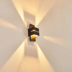 Applique Murale Tora Noir, 1 Lumiere