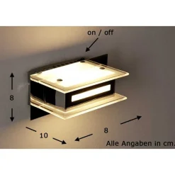 Applique Murale Trio 2220 Led Chrome, 1 Lumiere