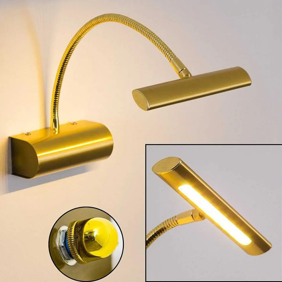 Applique Murale Trio Curtis Led Laiton, 1 Lumiere