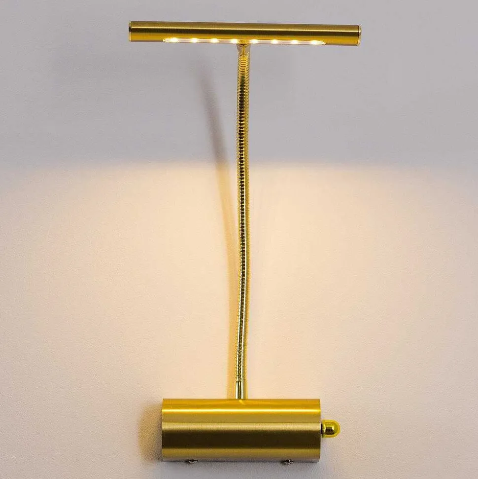 Applique Murale Trio Curtis Led Laiton, 1 Lumiere