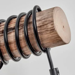 Applique Murale Yaak Ecru, Noir, 1 Lumiere