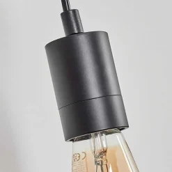 Applique Murale Yaak Ecru, Noir, 1 Lumiere