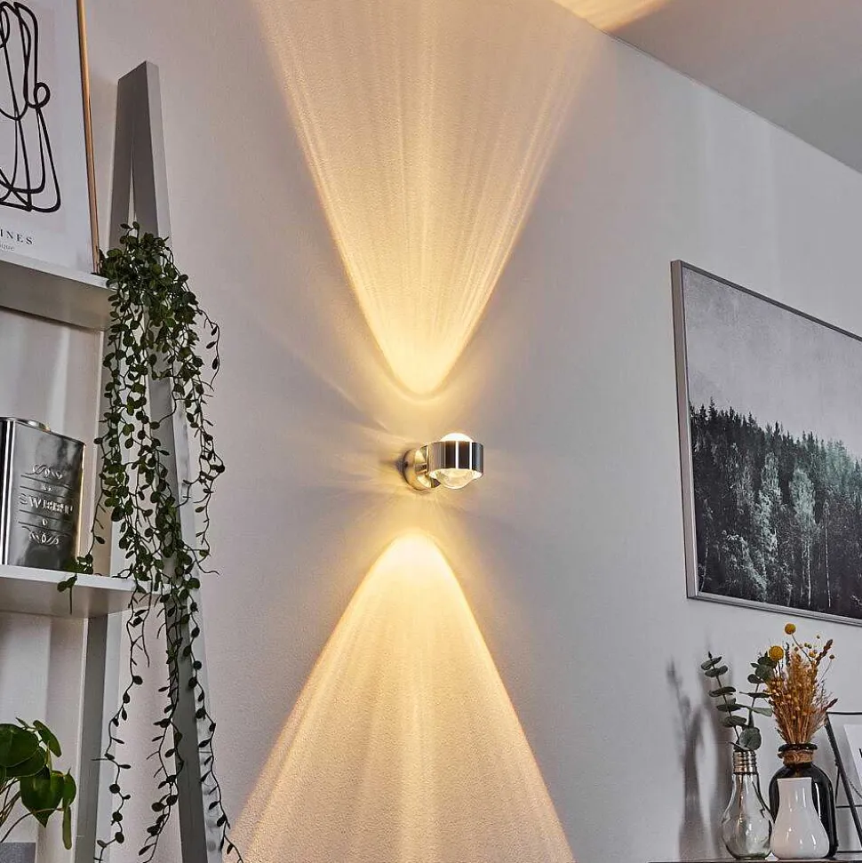 Applique Sapri Argente, 1 Lumiere