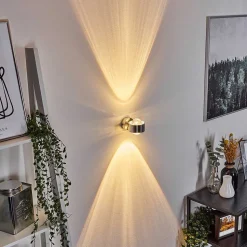 Applique Sapri Argente, 1 Lumiere