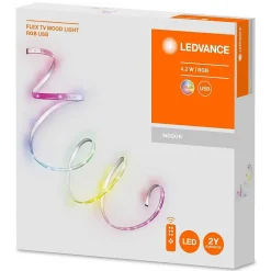 Bande Led Ledvance Mood Light Blanc, 1 Lumiere, Changeur De Couleurs