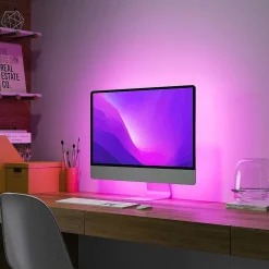 Bande Led Reality Screen Noir, 1 Lumiere, Telecommandes, Changeur De Couleurs