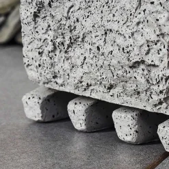 Bloc De Prises Électriques D'Exterieur Tinu Noir, Pierre