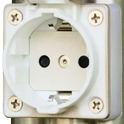 Bloc De Prises Électriques D'Exterieur Catania Acier Inoxydable