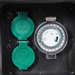 Bloc De Prises Électriques D'Exterieur Tinu Noir, Pierre