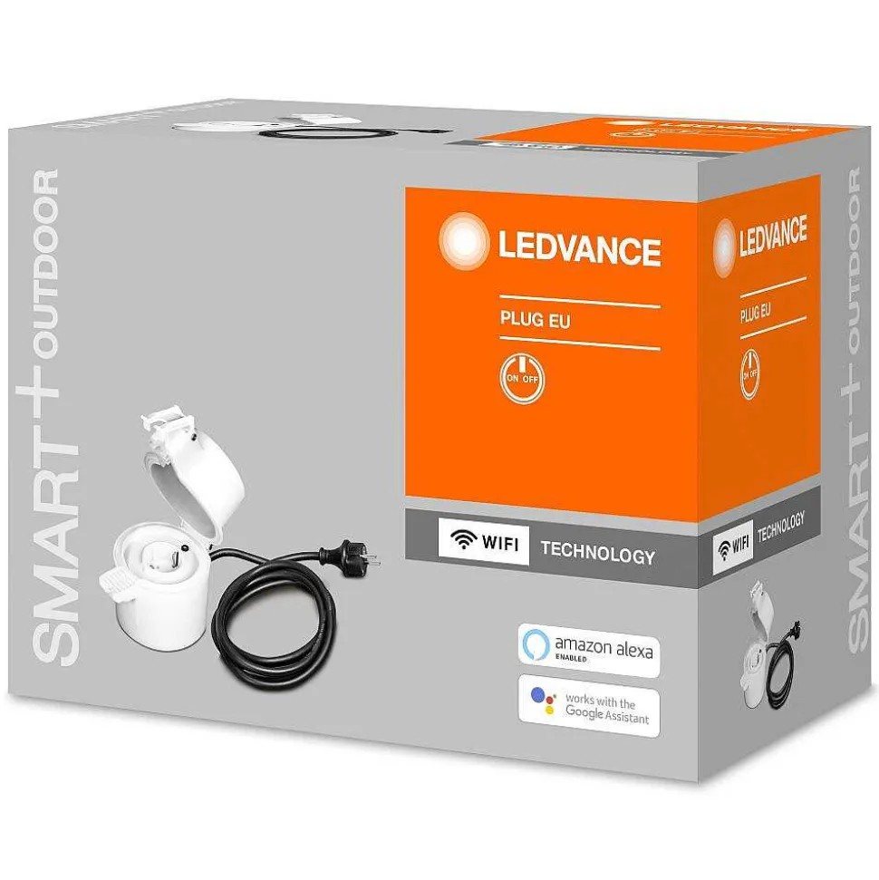 Bloc De Prises Électriques D'Exterieur Ledvance Smart+ Blanc