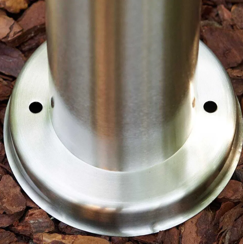 Borne D'Éclairage Caserta Acier Inoxydable, 1 Lumiere