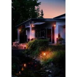 Borne D'Éclairage, Kit D'Extension Philips Hue Ambiance White & Color Impress Led Noir, 1 Lumiere, Changeur De Couleurs