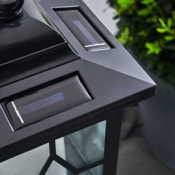 Borne Lumineuse Alavas Led Noir, 1 Lumiere