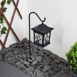 Borne Lumineuse Alavas Led Noir, 1 Lumiere