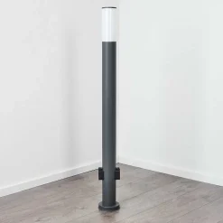 Borne Lumineuse Caserta Anthracite, 1 Lumiere