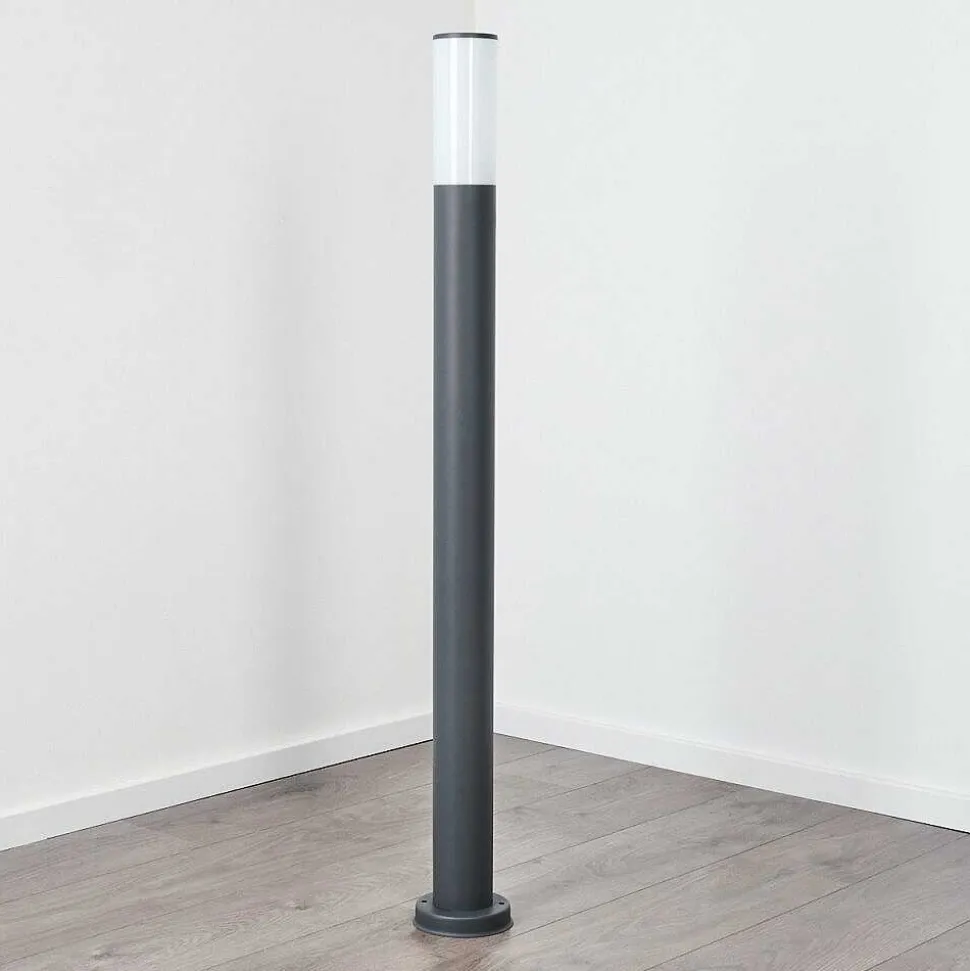 Borne Lumineuse Caserta Anthracite, 1 Lumiere