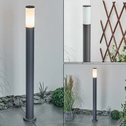 Borne Lumineuse Caserta Anthracite, 1 Lumiere