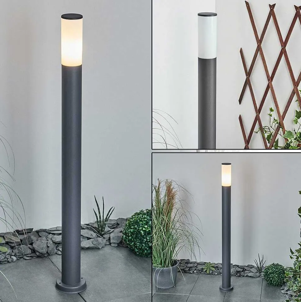 Borne Lumineuse Caserta Anthracite, 1 Lumiere