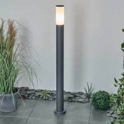 Borne Lumineuse Caserta Anthracite, 1 Lumiere