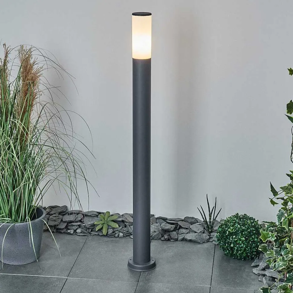 Borne Lumineuse Caserta Anthracite, 1 Lumiere