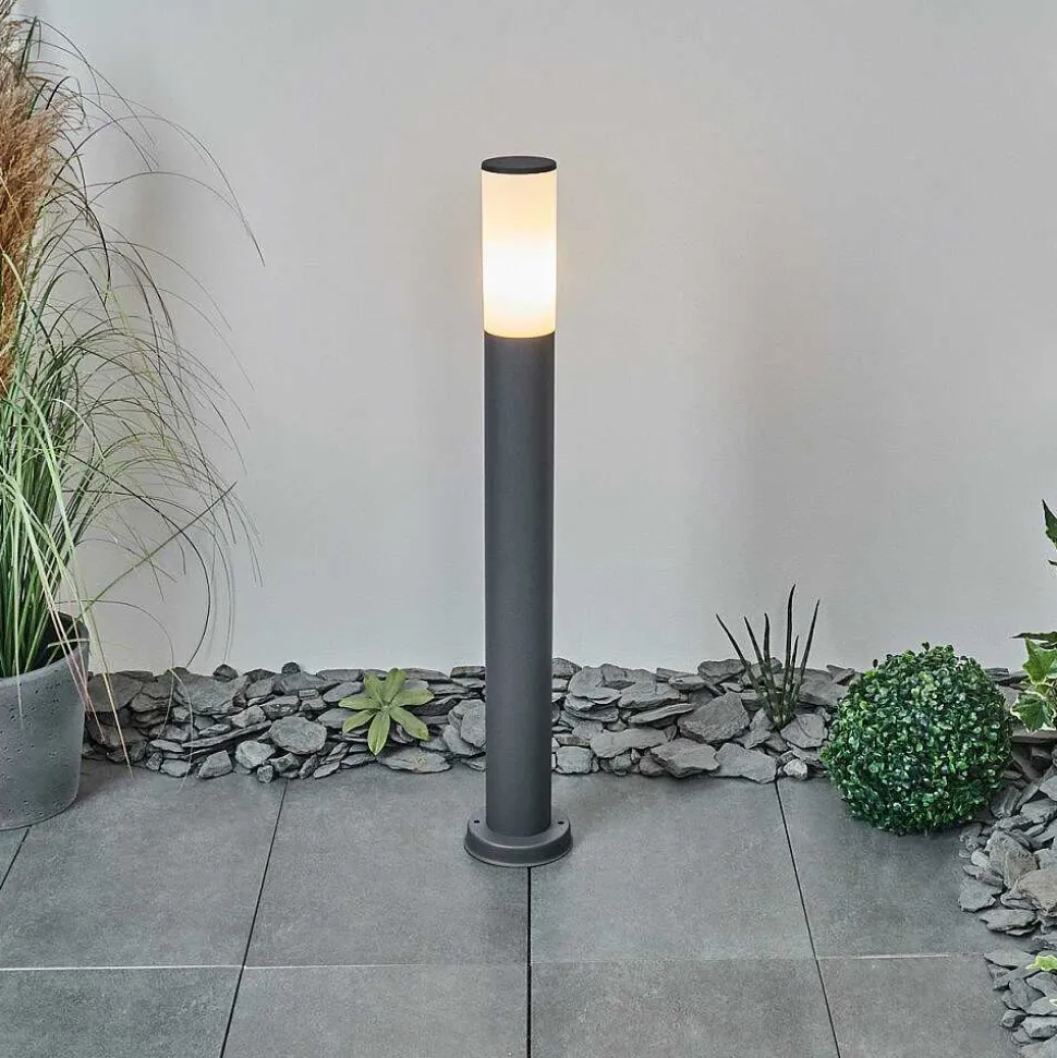 Borne Lumineuse Caserta Anthracite, 1 Lumiere