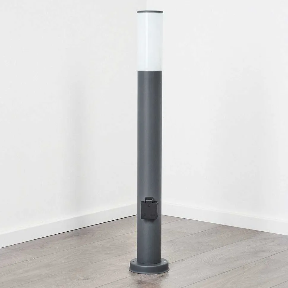 Borne Lumineuse Caserta Anthracite, 1 Lumiere