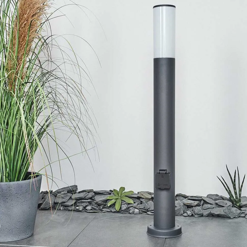 Borne Lumineuse Caserta Anthracite, 1 Lumiere