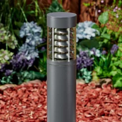 Borne Lumineuse Dakar Anthracite, 1 Lumiere