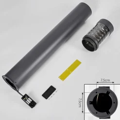 Borne Lumineuse Dakar Anthracite, 1 Lumiere