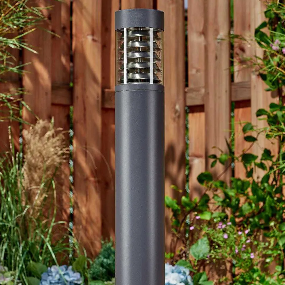 Borne Lumineuse Dakar Anthracite, 1 Lumiere