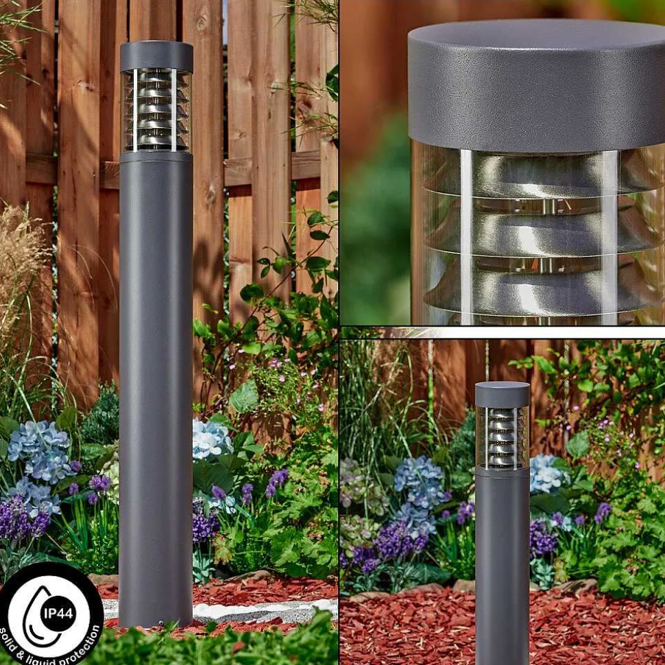 Borne Lumineuse Dakar Anthracite, 1 Lumiere