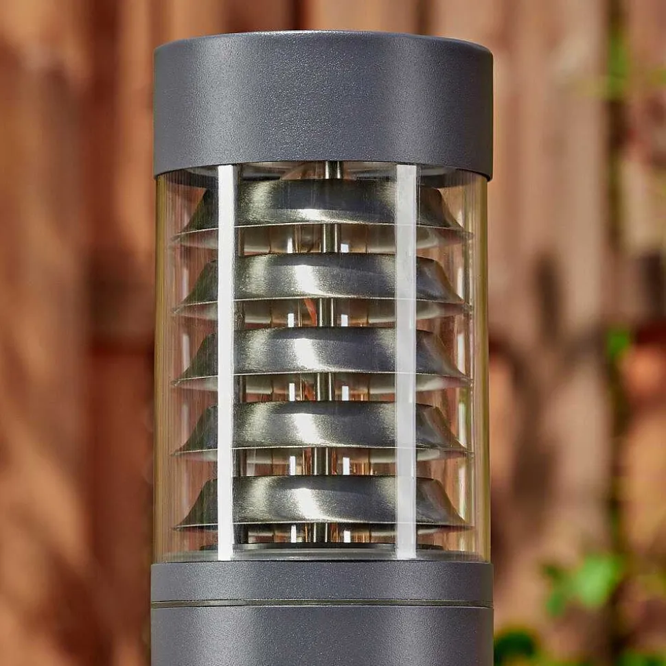 Borne Lumineuse Dakar Anthracite, 1 Lumiere