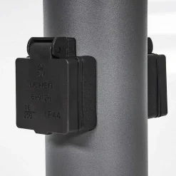 Borne Lumineuse Gaborone Anthracite, 1 Lumiere