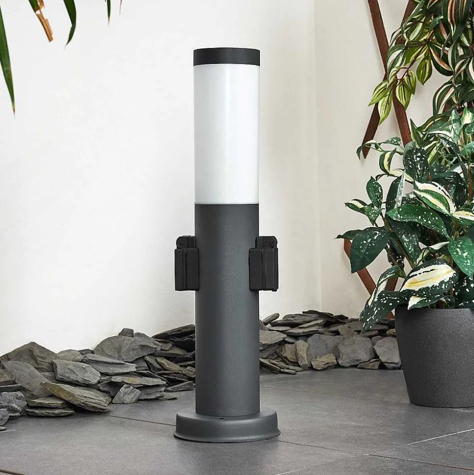 Borne Lumineuse Gaborone Anthracite, 1 Lumiere