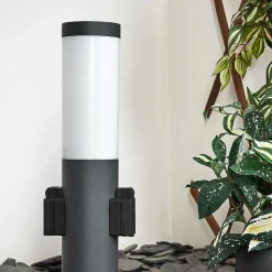 Borne Lumineuse Gaborone Anthracite, 1 Lumiere