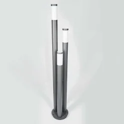 Borne Lumineuse Gaborone Anthracite, 3 Lumieres