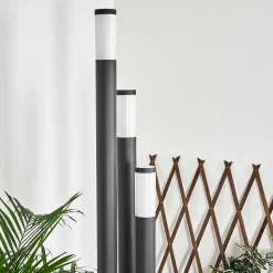 Borne Lumineuse Gaborone Anthracite, 3 Lumieres