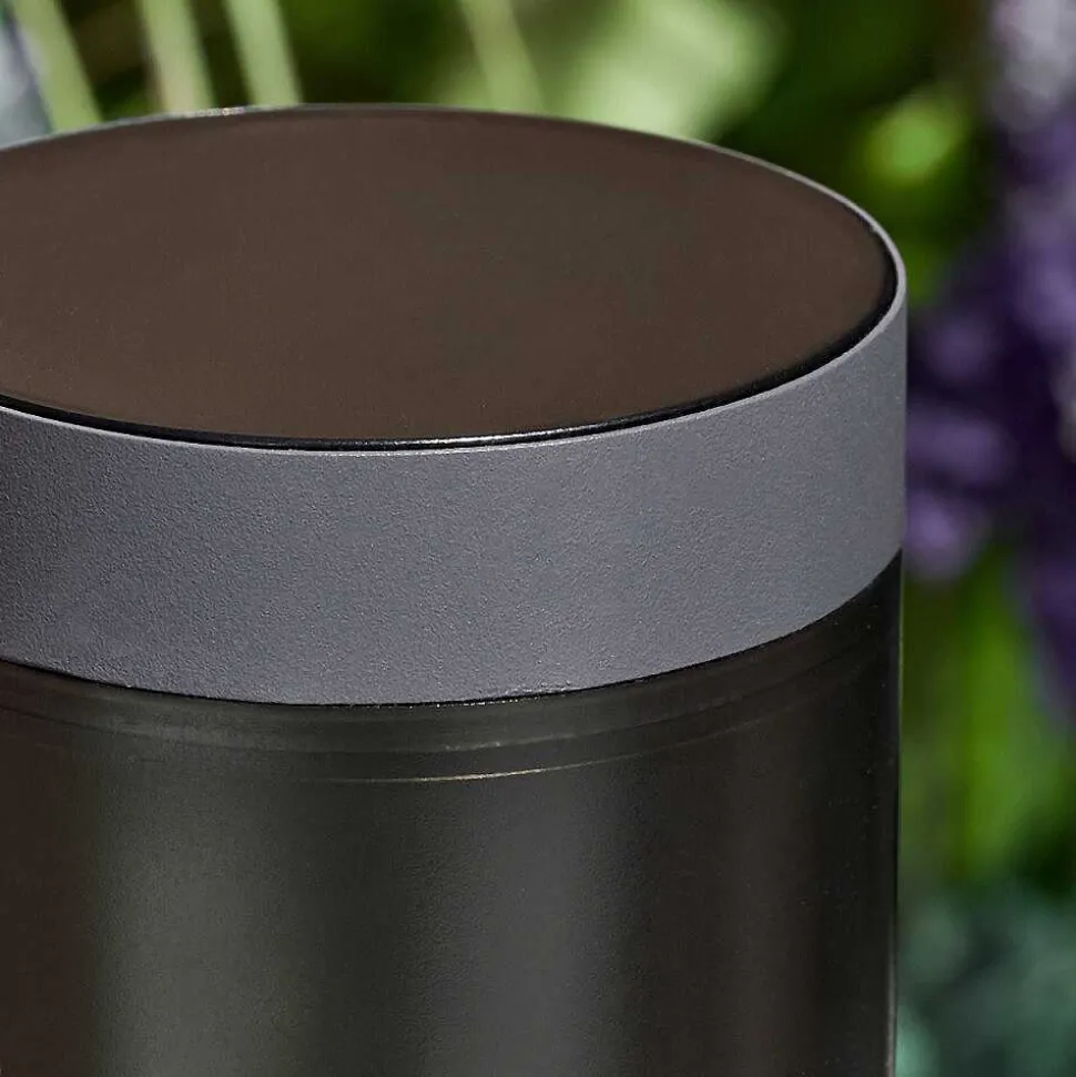 Borne Lumineuse Gaborone Anthracite, 1 Lumiere