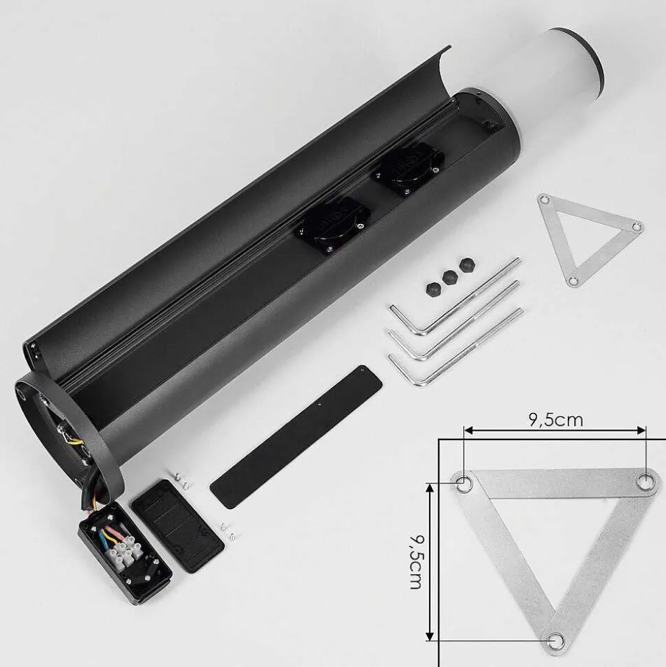 Borne Lumineuse Home Led Anthracite, 1 Lumiere