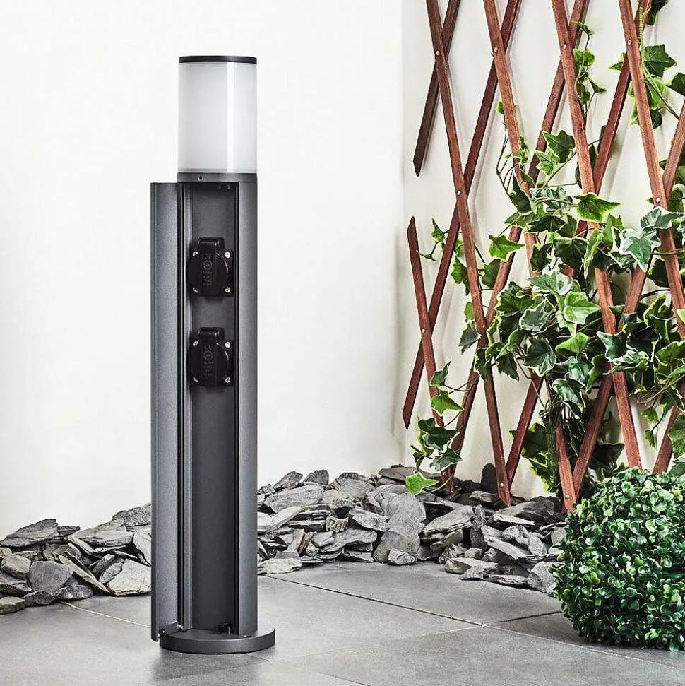 Borne Lumineuse Home Led Anthracite, 1 Lumiere