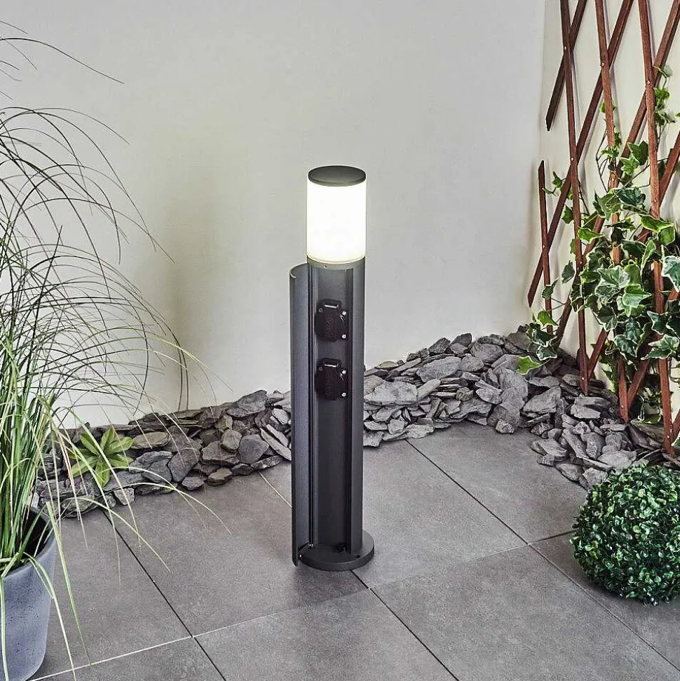 Borne Lumineuse Home Led Anthracite, 1 Lumiere