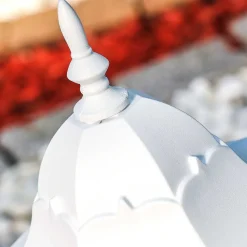 Borne Lumineuse Hongkong Frost Blanc, 1 Lumiere