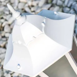 Borne Lumineuse Hongkong Frost Blanc, 1 Lumiere