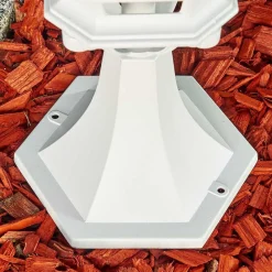 Borne Lumineuse Lentua Blanc, 1 Lumiere