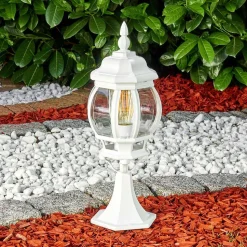 Borne Lumineuse Lentua Blanc, 1 Lumiere