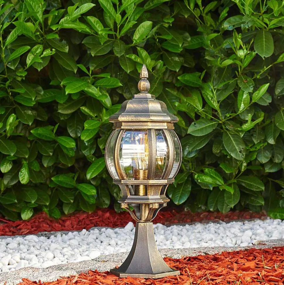 Borne Lumineuse Lentua Brun Dore, 1 Lumiere